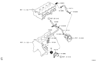 MN195841-HOSE,THROT BODY WATER F