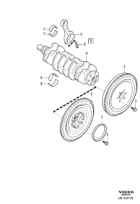 31272415-BOLTRR SUSP STABILIZER