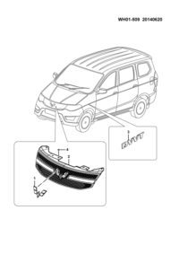 24561031-GRILLE ASSY F A
