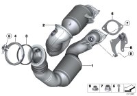 18307647040-Warranty catalytic converter near engine