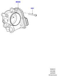LR000507-BOLTRR SUSP STABILIZER
