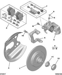 YL00371280-PEUGEOT BRAKE PAD/RR/207/208