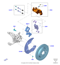 FR3Z2200G-BRAKE PADS REAR