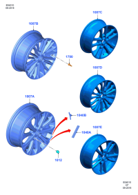 ED8C1007AA-Wheel assy
