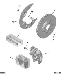9800181480-Brake disc frt