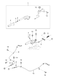 0K04544420B-CABLE-PARKING RR,LH