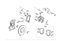 0004201005-BRAKE PAD FRT-S600(W222)