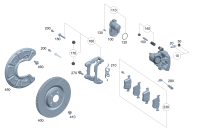 0004207803-BRAKE PAD FRT-S600(W222)