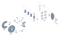0004204702-BRAKE PAD FRT-S600(W222)