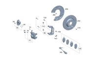 0004204102-BRAKE PAD FRT-S600(W222)