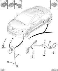 9674196180-DOOR MIRROR COVER