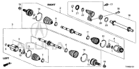 44500TBZH00-SHAFT ASSY,HALF