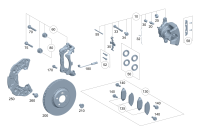 0004204904-BRAKE PAD FRT-S600(W222)