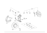 0004201203-BRAKE PAD FRT-C(W205)E(W213)