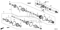 44305TZ4R01-SHAFT ASSY,R DRIV