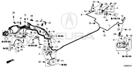 01464TR0H00-SET,FR BRAKE HOSE