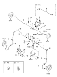 0K56A43980A-HOSE-FLEXIBLE,FRT,RH