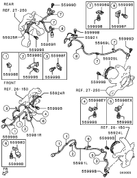 4670A191-SENSOR,RRABS,LH