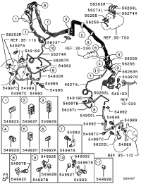 4650A743-HOSE,FR BRAKE,LH