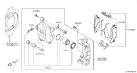 41001JK00C-CALIPER ASSY-FRONT RH,W/O PADS OR SHIMS