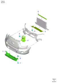 GK29V001A06AA-Spoiler assy-roof air