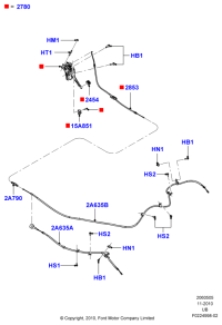 FB5Z2780A-Control unit assy-parking