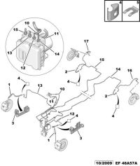 4806A0-Hose assy-fr brake