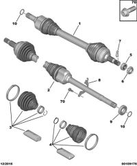 3293F7-DRIVE SHAFT OUTER BOOT