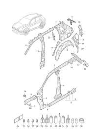 L55G809378-Beam assy-lwr