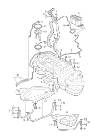 4M4201060CL-FUEL TANK COMPL