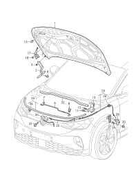 11D823301-LOCK ASSY, BONNET