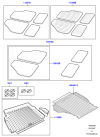 EAH000310JMN-KIT - CARPET MATS ALPACA