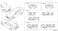 638904GB0A-EMBLEM, FRONT FENDER