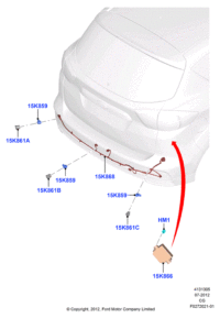 DM5Z15K861EAPTM-TIE ROD,FRT CENTRE