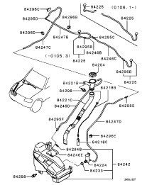 MR515932-TANK,WINDSHIELD WASHER