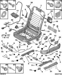 884530-Frame assy-fr seat