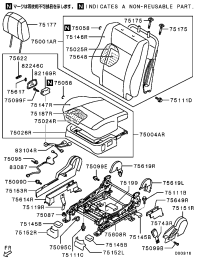 6971A067XA-HEADREST,FR SEAT