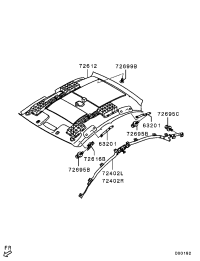 7030A238-MODULE,ROOF RAIL A/BAG,RH