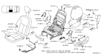 873174HA2A-SWITCH ASSY-FRONT SEAT,RH