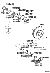 4232360010-WASHER, CONE (FOR FRONT AXLE SHAFT),RH/LH