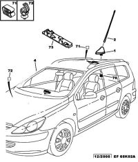 6561Y1-Base assy-antenna