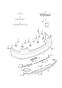 4G5807067G-Bumper cover