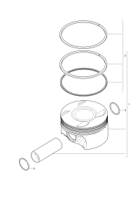 0P2107066H-Piston insert mark: