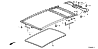 70630TF0N01ZC-Garnish assy-sunroof