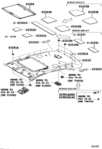 6330650070B0-TRIM SUB-ASSY, SUNSHADE