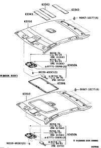 6330633080A0-TRIM SUB-ASSY, SUNSHADE