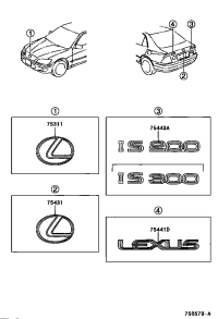 7544353010-PLATE, LUGGAGE COMPARTMENT DOOR, NO.3