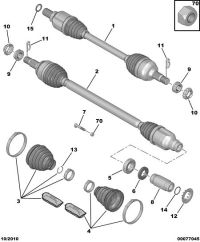 3293G5-DRIVE SHAFT OUTER BOOT
