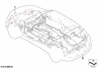 61129314837-WIRING SET PDC REAR611011