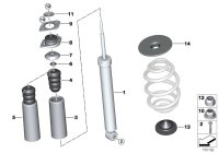 33526785996-SHOCK ABSORBER/REAR-3 E90/E91